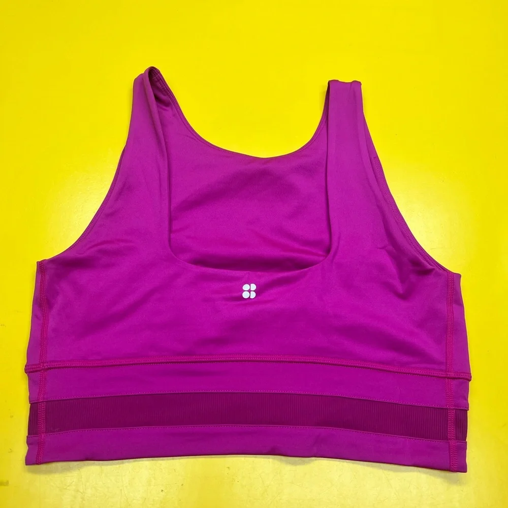 Sweaty Betty All Day Wrap Crop Top sz L NWOT - Picture 6 of 8